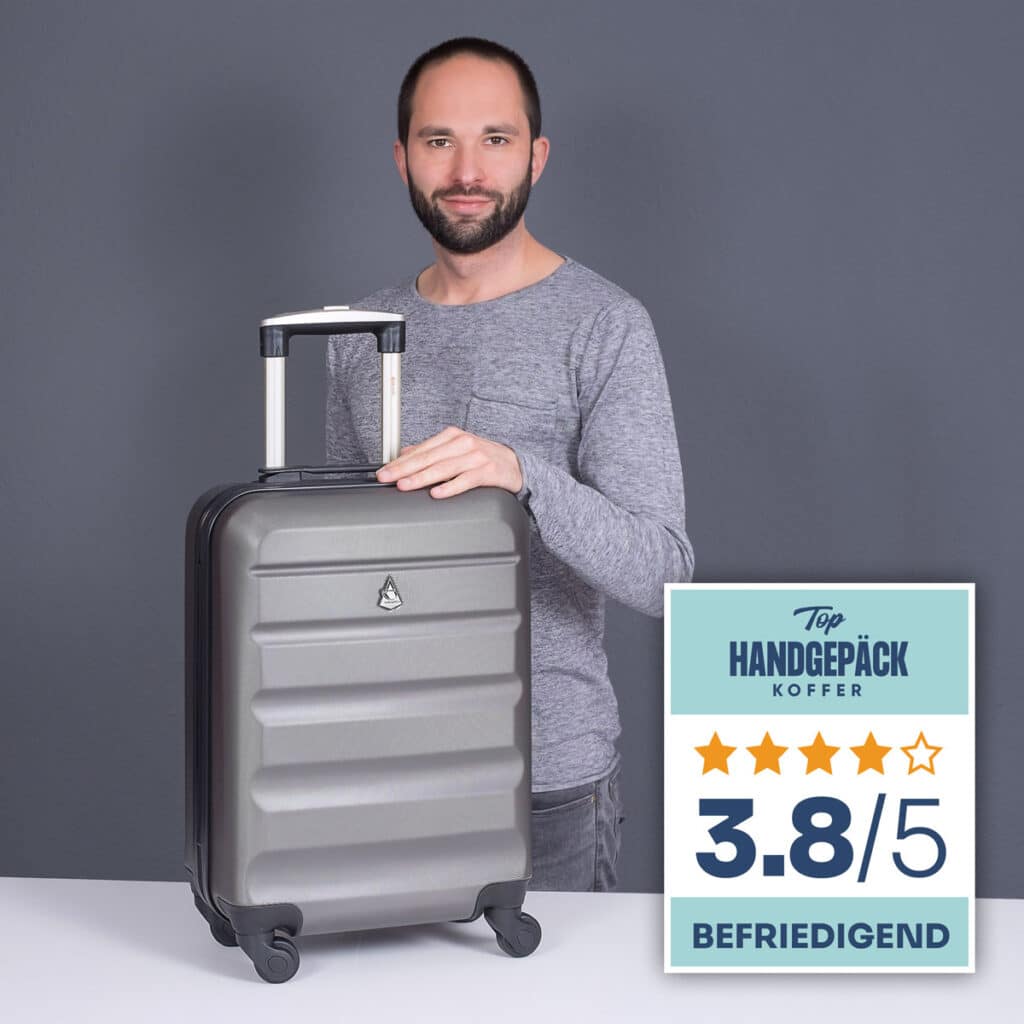 AHANDMAKER Gepäckgriffverlängerung – Verstellbar, Weicher Stoff, 7,87″ Lang, Schwarz – Für Koffer, Trolley & Rollstuhl – Reisezubehör Für Mehr Komfort