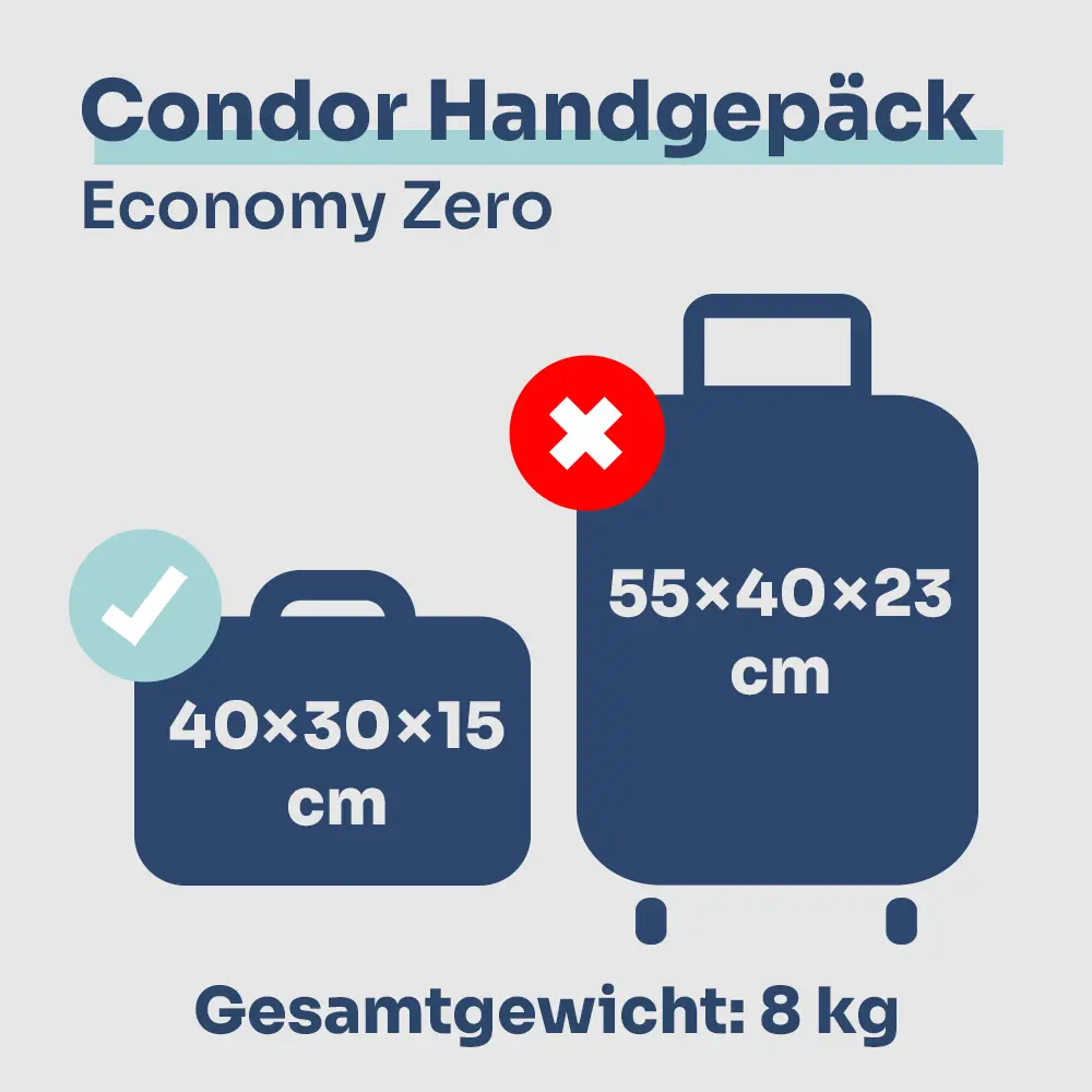 Condor Handgepäck Economy Zero